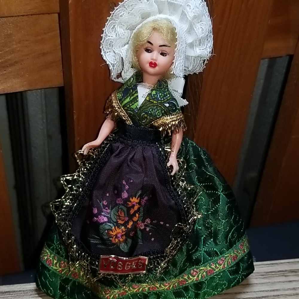VTG French Vosges Costume Folk Doll